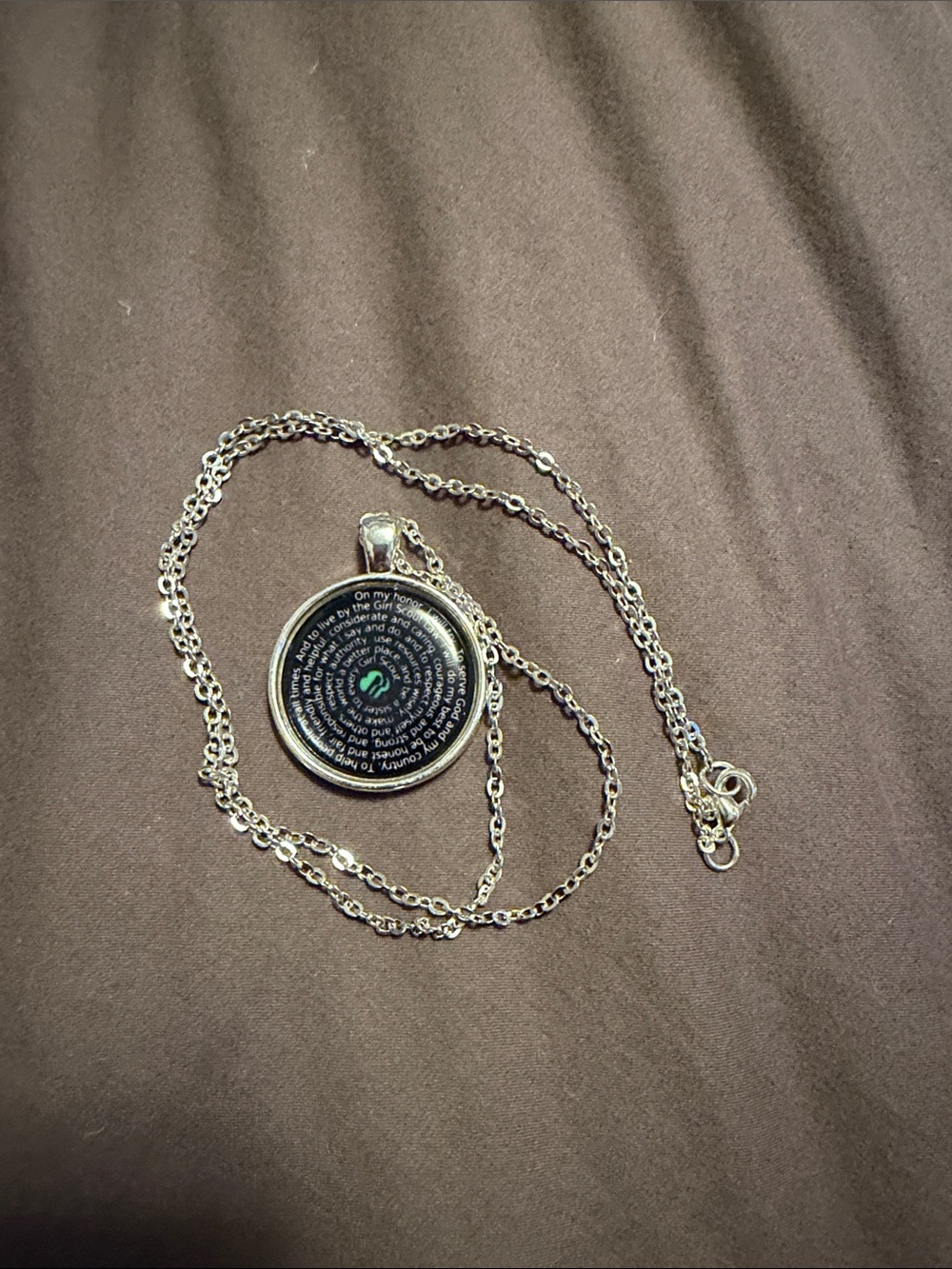 Girl Scout Promise Necklace